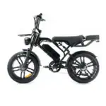 Fatbike V20 PRO – E-Fatbike incl. Voorslot + Achterzitje + Voorrek – Zwart - Afbeelding 2