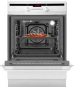 Inventum VFI6042WIT - Vrijstaand inductie fornuis - Elektrische oven - 4 kookzones  60cm- 65 liter - wit - Afbeelding 6