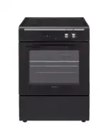 B-keus!! Proff Inductie Fornuis Vrijstaand 60 cm – Boosterfunctie – met Heteluchtoven – Digitale Timer – Zwart