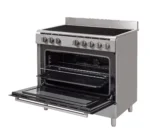 Nieuw!! Proff FSVC-9060X keramisch vrijstaand fornuis RVS 90CM breed met heteluchtoven - 2 Fasen - Afbeelding 4