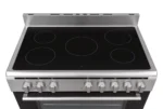 Nieuw!! Proff FSVC-9060X keramisch vrijstaand fornuis RVS 90CM breed met heteluchtoven - 2 Fasen - Afbeelding 6