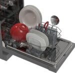 Sharp QWNS1CF49ESEU - vrijstaande vaatwasser - 45cm - Zilver - Afbeelding 4
