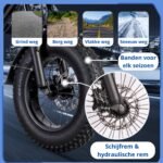 Fatbike V20 Pro Mini - Zwart - Afbeelding 6
