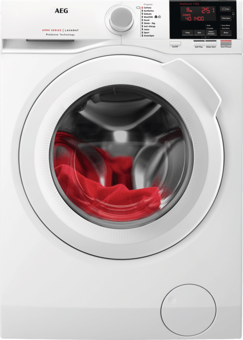 2001654241.png Aeg L6FB84GW Wasmachine met 8 kg. vulgewicht en 1400 toeren - Afbeelding 1