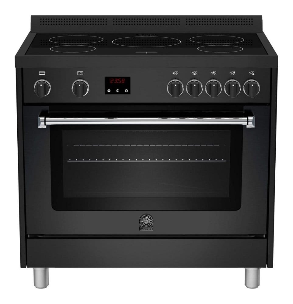 220960.jpg BERTAZZONI AMS95IND61CNE Inductie Fornuis 90CM Mat Zwart - Afbeelding 1