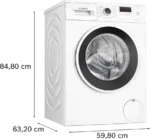 BOSCH WGE0340SNL Wasmachine 8kg 1400toeren - Afbeelding 5