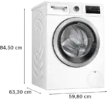 Bosch WAN2827FNL Wasmachine 9kg 1400 Toeren - Afbeelding 2