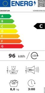 Inventum VDW8030W - Warmtepompdroger - 8kg - Wit - Afbeelding 8
