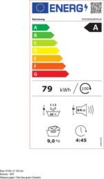 Samsung AI Dry DV90DG6845LBU3 6000 serie - Wasdroger - AI energy mode - Energielabel A - 9 kg - Afbeelding 8