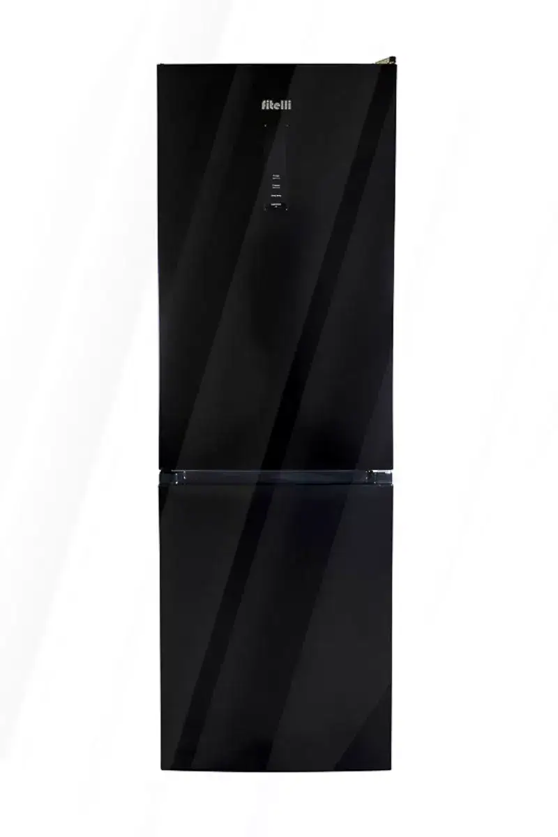 4N5A1390-Edit-jpg.webp B-keus!! Luxe Fitelli KV314GLZW02 Koelvriescombinatie-Glazen voorkant -No-frost-185cm hoog-60cm breed-kleur zwart (kopie) - Afbeelding 1