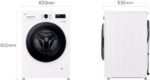 LG F4X1009NWB wasmachine Voorbelading 9 kg 1400 TPM Wit - Afbeelding 6