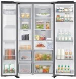 Samsung RS70F65KEF - Amerikaanse Koelkast - Zwart - No Frost - Water dispenser - IJsblokjesautomaat - Afbeelding 5