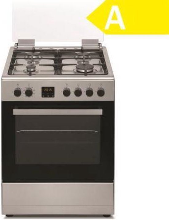 550x715.jpg Koenic KFC 24416 FS Gasfornuis RVS 60cm - Afbeelding 1