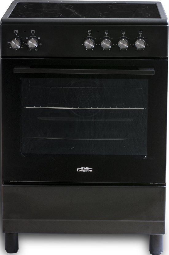 550x831.jpg Gebruikte Everglades - Keramisch Fornuis - Wit - 60CM - 56 Liter - 6 Ovenstanden - Hete Lucht - Afbeelding 1