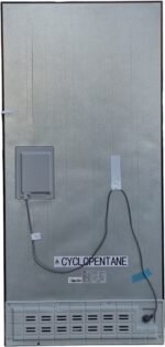 Luxe Fitelli KV475GLZW01, 4 deurs, Amerikaanse koelkast, zwart, Glazen voorkant, 83cm breed, No-Frost - Afbeelding 5