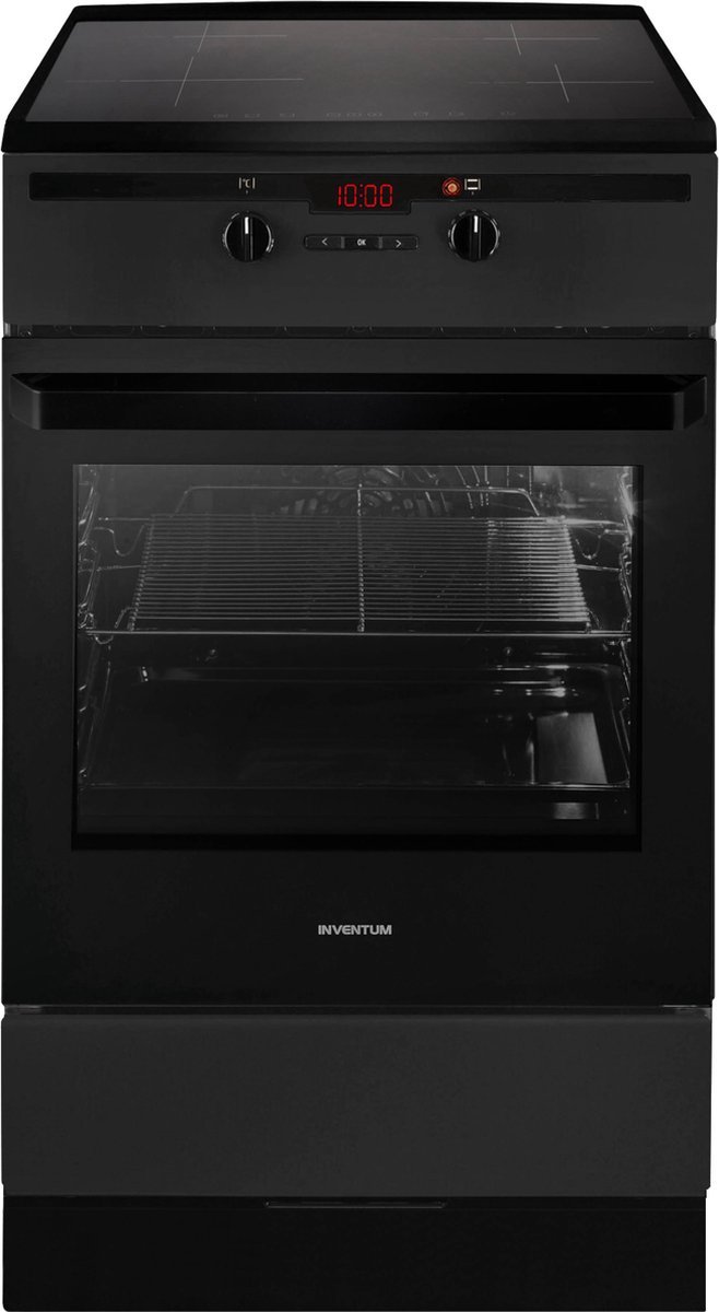 658×1200.jpg Inventum VFI5042ZWA - Vrijstaand inductie fornuis - Elektrische oven - 4 kookzones - 50 cm - 65 liter - Zwart - Afbeelding 1