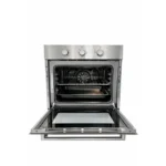 Fitelli IO56ZW1 Inbouwoven – 60cm hoog – 10 Ovenfuncties – Hetelucht – RVS / Grijs - Afbeelding 2