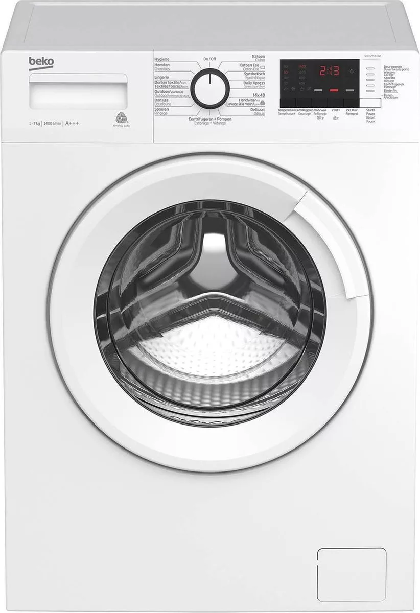 822x1200-jpg.webp Beko WTV7712BLS1 - Wasmachine 7kg 1400toeren - Afbeelding 1