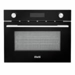 Fitelli IOMA35ZW1 Inbouw Combi Magnetron – Hetelucht, Grill en Magnetron 45 cm hoog Zwart