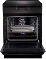 Inventum VFI6042ZWA - Vrijstaand inductie fornuis - Elektrische oven - 4 kookzones  60cm- 65 liter - zwart - Afbeelding 5