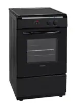 Nieuw!! Proff FSIC-5060IBL Inductie Fornuis Vrijstaand 50 cm – Boosterfunctie – met Heteluchtoven – Digitale Timer – Zwart