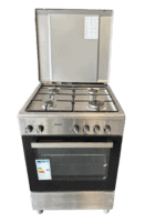 B-keus!!Fitelli FG6001RVS Gasfornuis RVS grijs 60CM