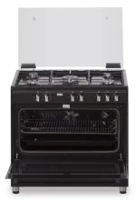 B-keus!! Fitelli FG9001ZW zwart gasfornuis 90cm met hetelucht - Afbeelding 6