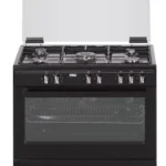 B-keus!! Fitelli FG9001ZW zwart gasfornuis 90cm met hetelucht