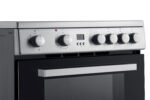 Fitelli FI6001RVS Inductie Fornuis Vrijstaand 60 cm – Boosterfunctie – met Heteluchtoven –  RVS-2 fase - Afbeelding 2