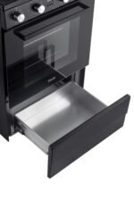 Fitelli FK6002ZW Keramisch Vrijstaand Fornuis Zwart 60CM Breed met Heteluchtoven 2 Fasen - Afbeelding 5