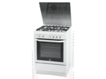 Indesit I6THM2AGWNL - 4 pit gasfornuis - 50cm breed - wit