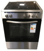 Proff FSVC-6060X-EC keramisch vrijstaand fornuis Grijs 60CM breed 2 Fasen