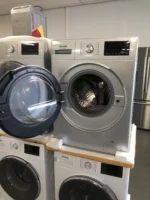 Nieuw!! Aiwa LO.10K14S wasmachine 10 kg 1400 toeren kleur zilver grijs - Afbeelding 6