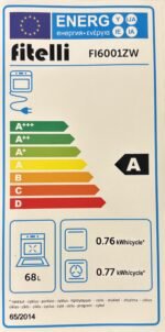 Fitelli FI6001ZW Inductie Fornuis Vrijstaand 60 cm – Boosterfunctie – met Heteluchtoven – Zwart - 2fase - Afbeelding 8
