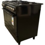 Showmodel!! Proff FSGE-9060-BL Zwart gasfornuis 90cm Met Hetelucht oven - Afbeelding 5