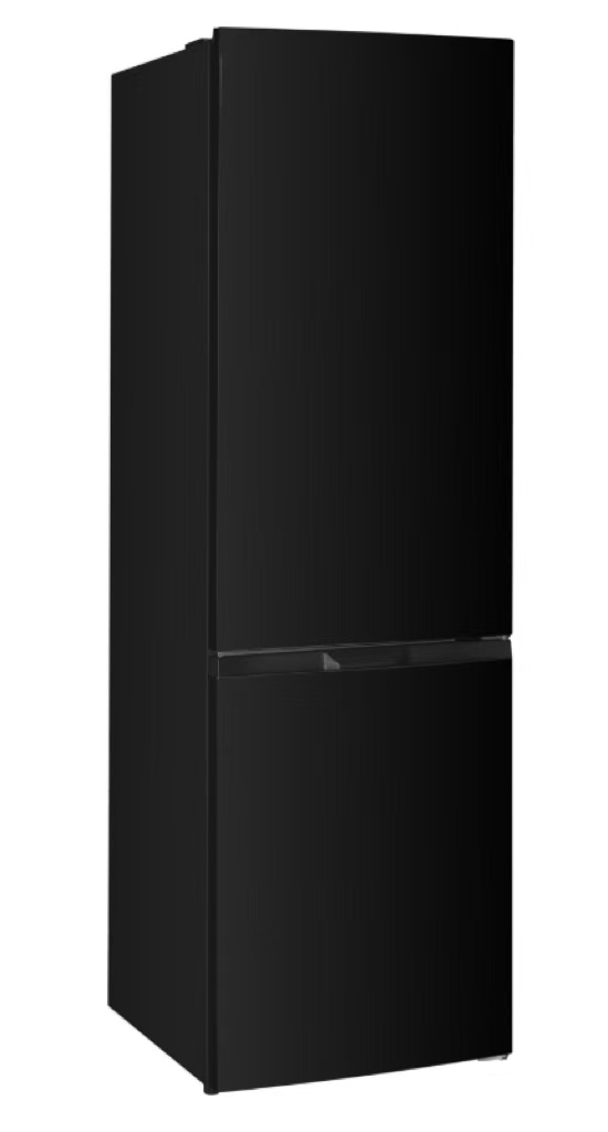 KV253ZW1-closed.jpg B KEUS !!! Fitelli KV253ZW1 Koel-vriescombinatie – 180 cm Hoog, 253 Liter, No Frost, Zwart - Afbeelding 1