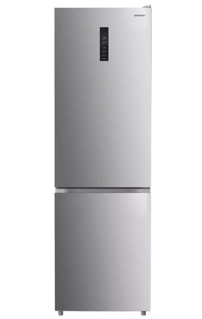 KV8-jpg-webp.webp Fitelli KV314SIL01 Koelvriescombinatie No-frost 185cm hoog 60cm breed kleur zilvergrijs - Afbeelding 1