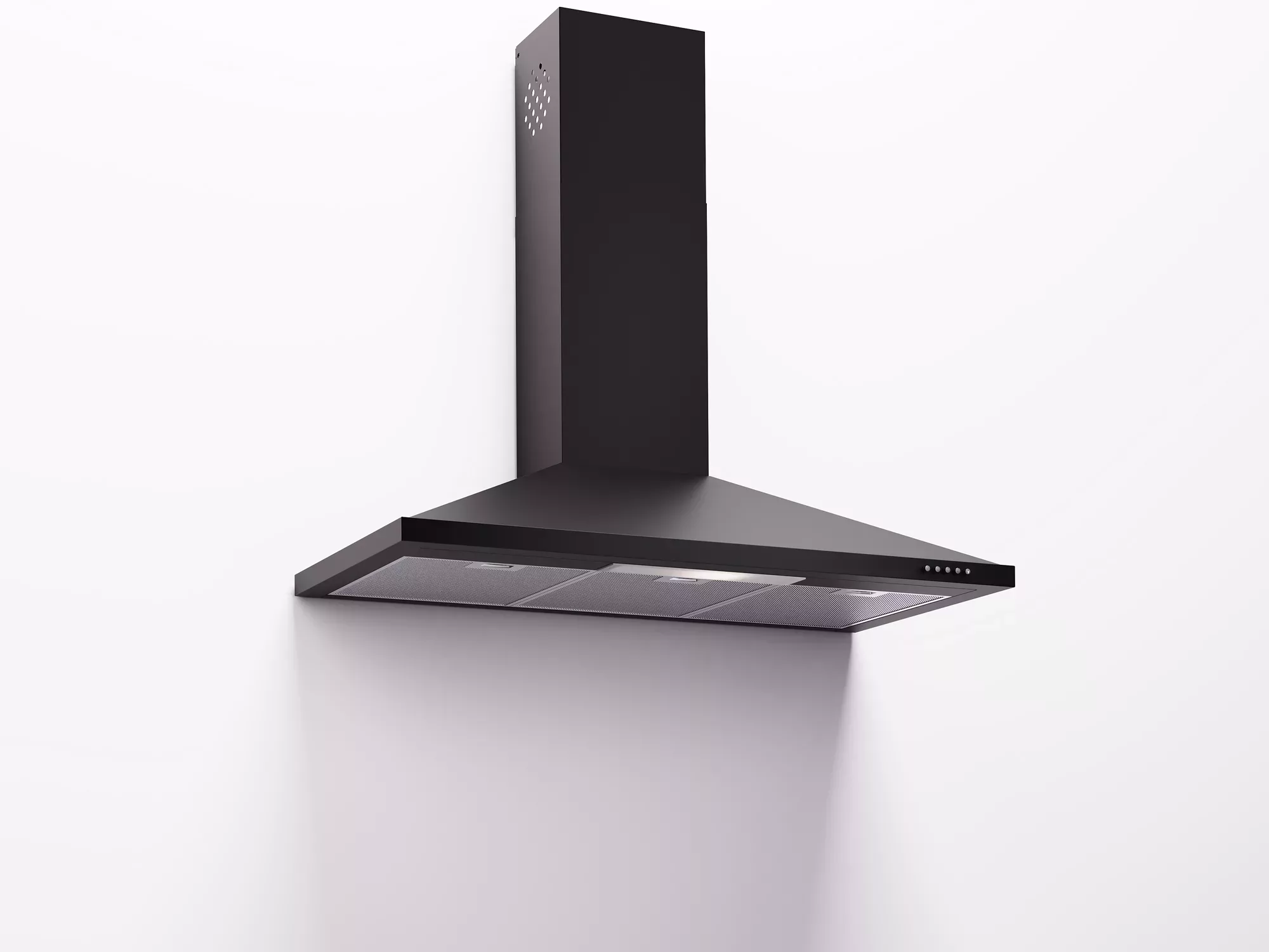 SD56-90-BLACK-jpg-webp.webp Proff SD56B-90 WEB Black - Afzuigkap Wandschouw 90cm Zwart - 400m3 - Afbeelding 1