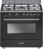 Smeg GasFornuis 5pits SNLKP90DA9 - 90cm breed