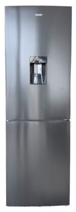 Fitelli KV325DG1 Koel-vriescombinatie No-frost 185cm hoog 60cm breed kleur zwart RVS met waterdipencer