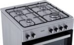 Fitelli FG6001RVS Gasfornuis RVS grijs 60CM - Afbeelding 3