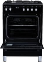 B-keus!! Fitelli FG6001ZW Gasfornuis 60CM zwart - Afbeelding 3