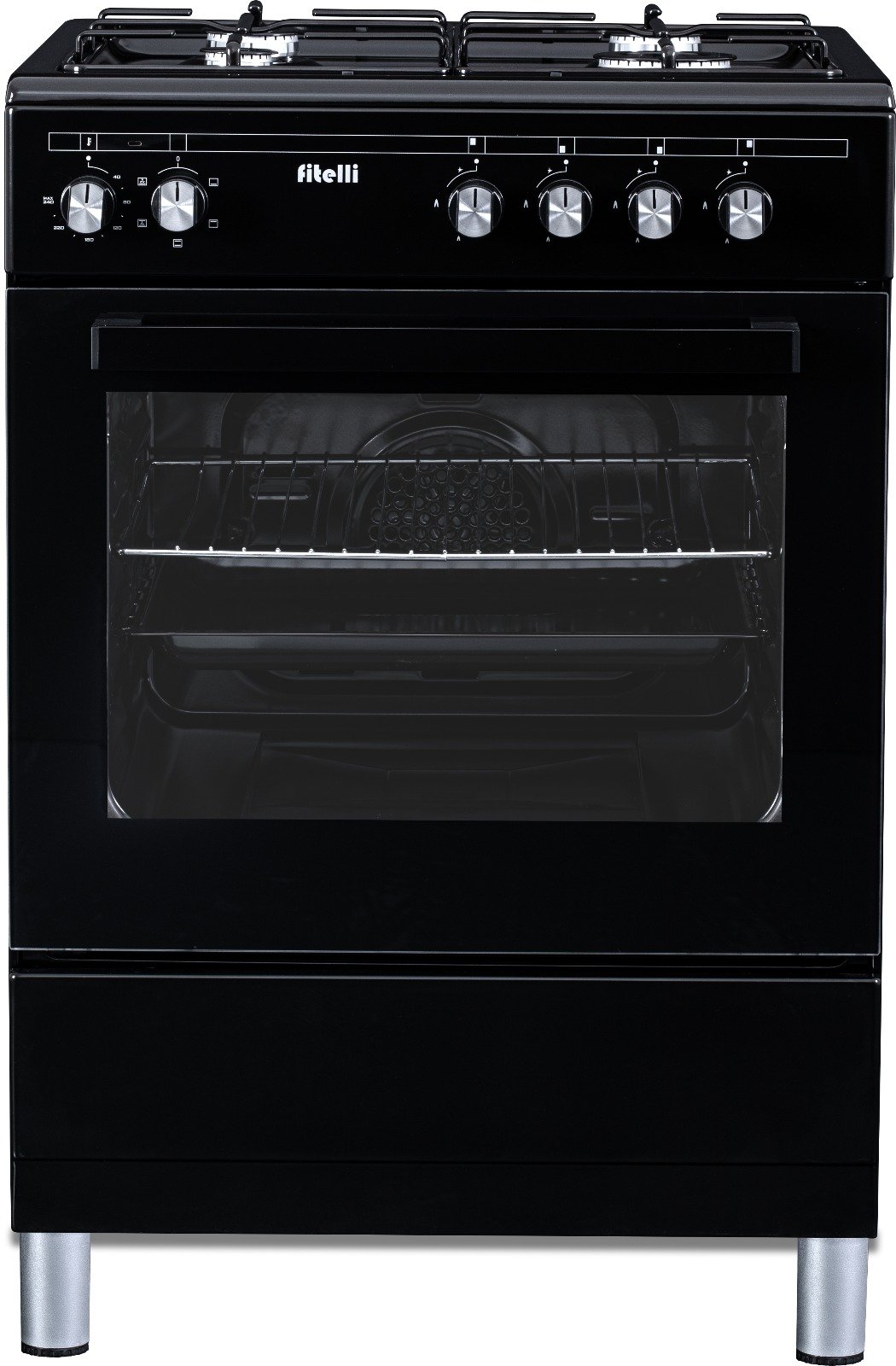 WhatsApp-Image-2025-06-25-at-14.50.32-3.jpeg B-keus!! Fitelli FG6001ZW Gasfornuis 60CM zwart - Afbeelding 1
