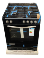 Showmodel !! Proff FSGEC-6060-BL  gasfornuis 60cm Met Hetelucht - Afbeelding 3