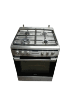Inventum VFG6034WGRVS- Vrijstaand gasfornuis - Elektrische oven - 4 kookzones - 60 cm - RVS - Afbeelding 3