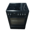 Fitelli FK6001ZW keramisch Vrijstaand fornuis Zwart 60CM BREED met heteluchtoven - Afbeelding 2