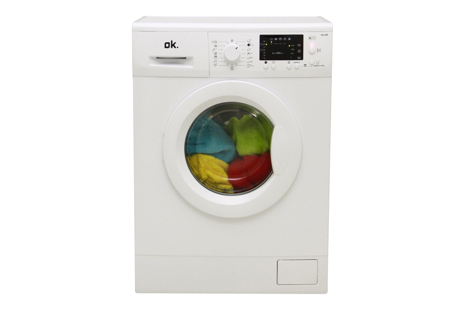 ic17009-0348-00_01.jpg Ok F4-LED Wasmachine 6kg 1400toeren - Afbeelding 1