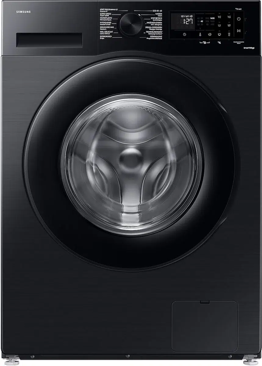 image.webp Samsung WW1UDG5B25ABEN Wasmachine 11kg 1400toeren Zwart - Afbeelding 1