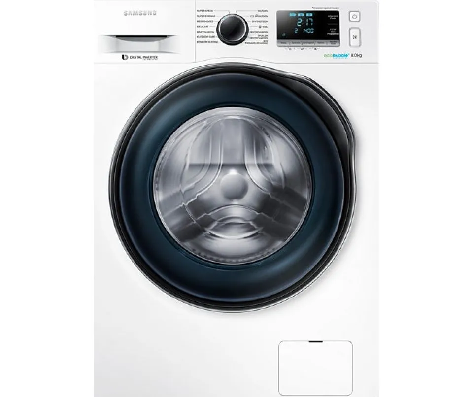 samsung-ww80j6400cw_1.jpg Samsung WW80J6400CW - Eco Bubble - Wasmachine 8kg 1400 toeren - Afbeelding 1