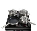 Inventum VFI5042ZWA - Vrijstaand inductie fornuis - Elektrische oven - 4 kookzones - 50 cm - 65 liter - Zwart - Afbeelding 8